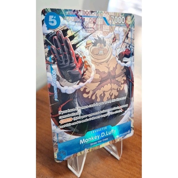 One Piece Monkey D Luffy OP11-058 Treasure Rare Carrying On His Will #058 - Picture 2 of 3